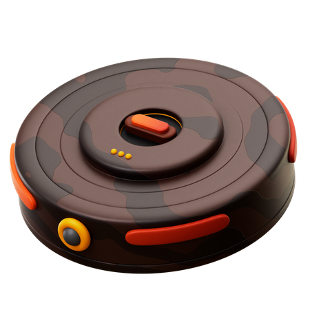 Landmine  3D Icon
