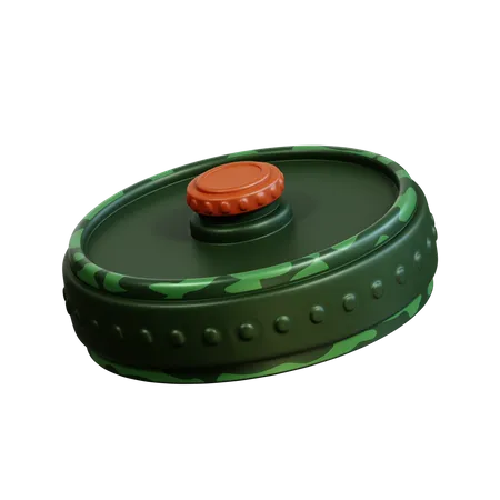 Landmine  3D Icon