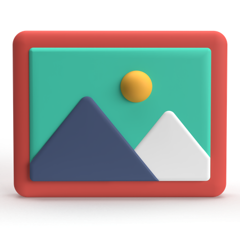 Landscape  3D Icon
