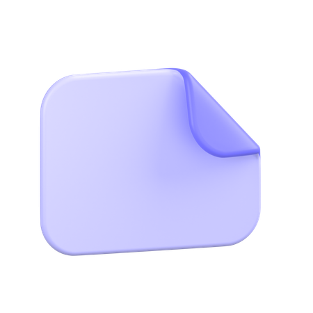 Landscape Document  3D Icon