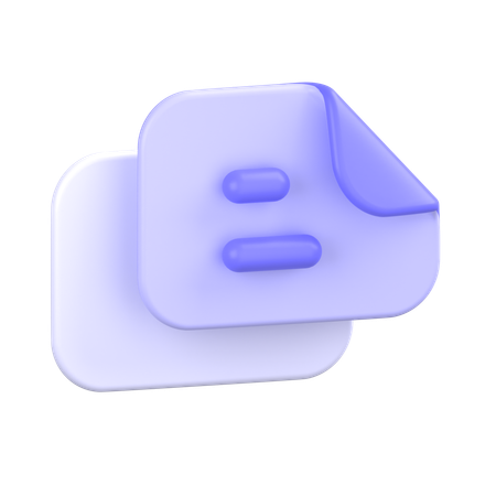 Landscape Text Files  3D Icon