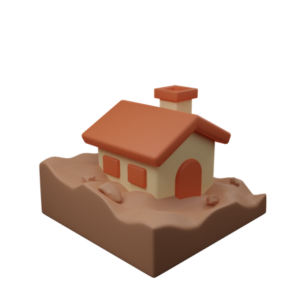 Landslide  3D Icon