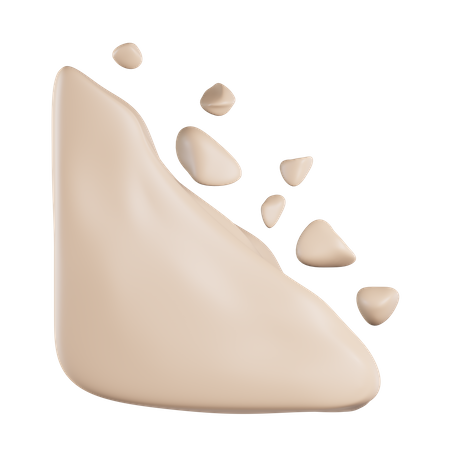 Landslide Prone  3D Icon