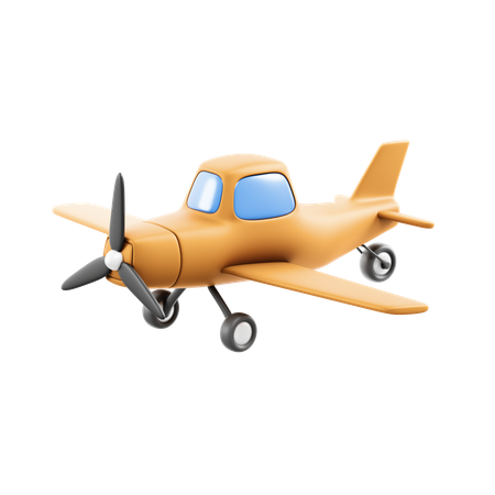 Landwirt Flugzeug  3D Icon