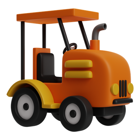 Landwirtschaftlicher Traktor  3D Icon