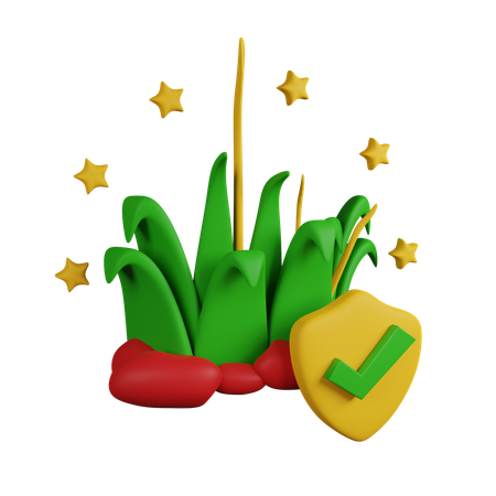 Landwirtschaftsversicherung  3D Icon