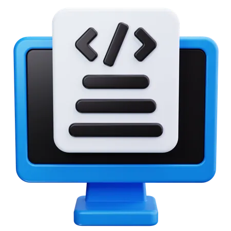 Langage de programmation  3D Icon