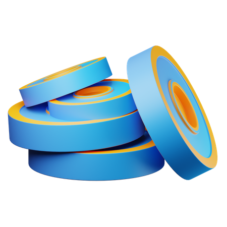 Hantelscheibe  3D Icon