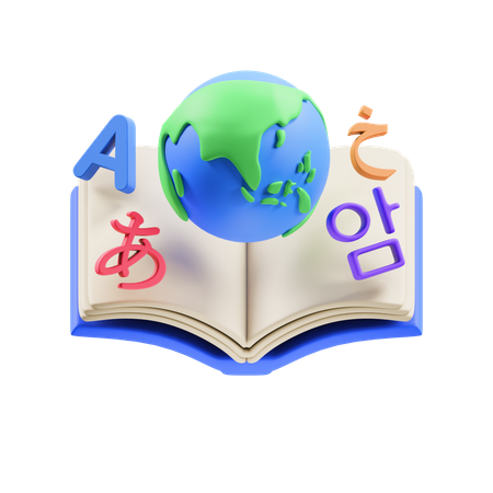 Language  3D Icon