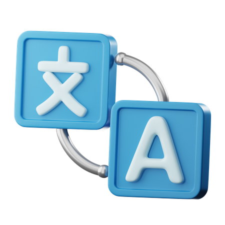 Language  3D Icon