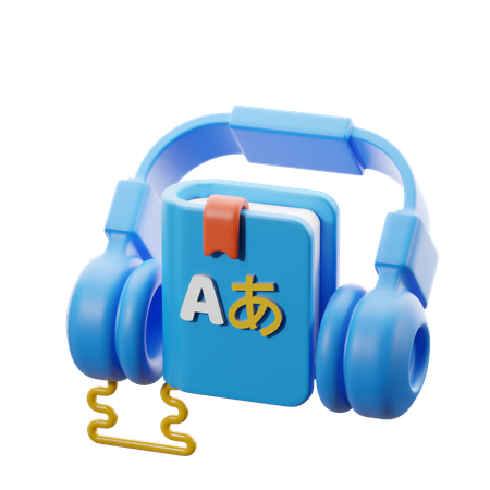 Language Audiobook  3D Icon