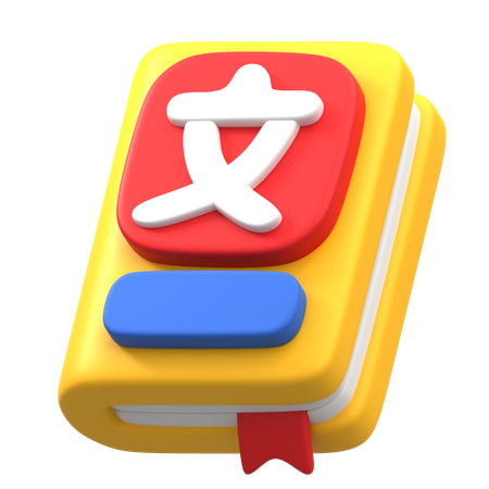 Language Book  3D Icon