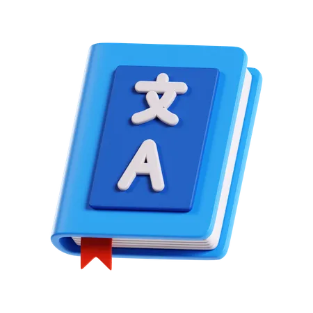 Language Book  3D Icon