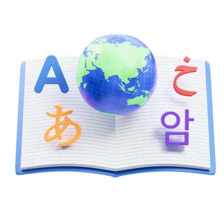Language Learning 3D Icon