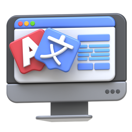 Language Online Course  3D Icon