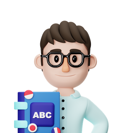 Language Teacher  3D Icon