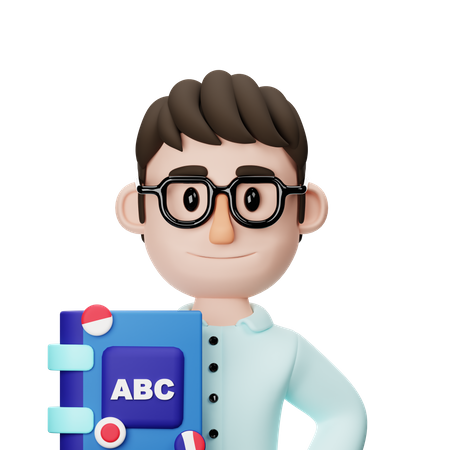 Language Teacher  3D Icon