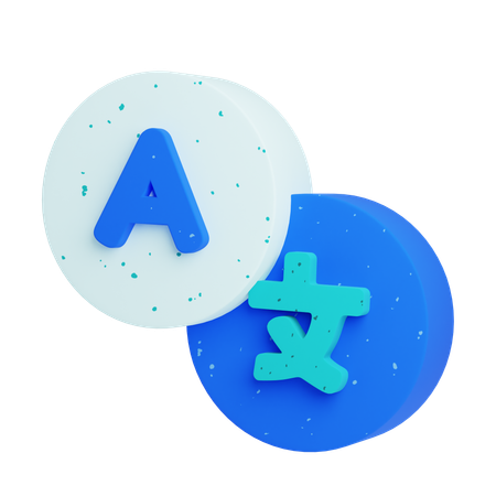 Language Translate  3D Icon