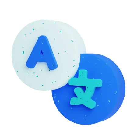 Language Translate  3D Icon