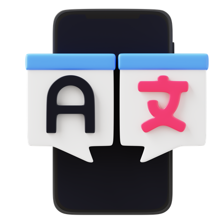 Language Translation  3D Icon
