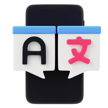 Language Translation  3D Icon