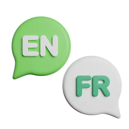 Language Translator  3D Icon