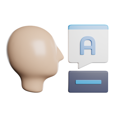 Language Translator  3D Icon