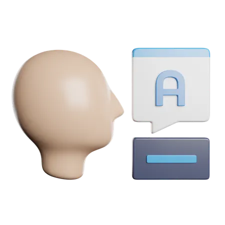 Language Translator  3D Icon