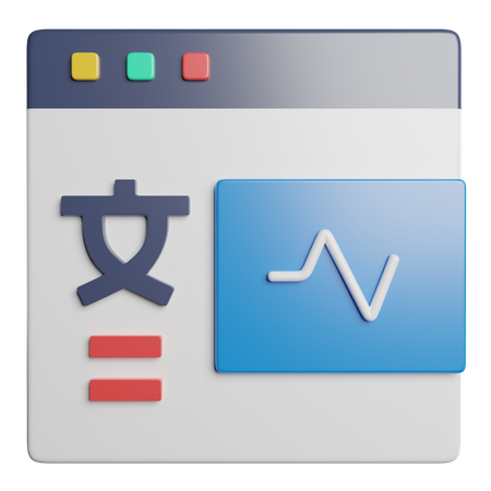 Language Translator  3D Icon