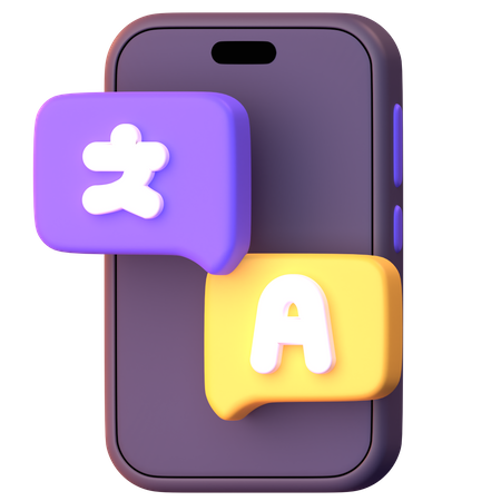 Language Translator  3D Icon