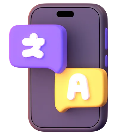 Language Translator  3D Icon