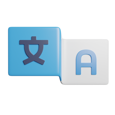Language Translator  3D Icon