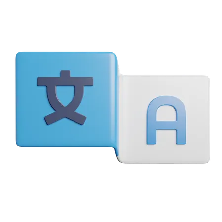 Language Translator  3D Icon