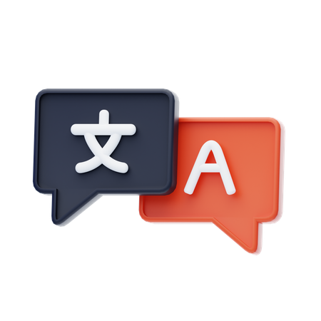 Language Translator  3D Icon