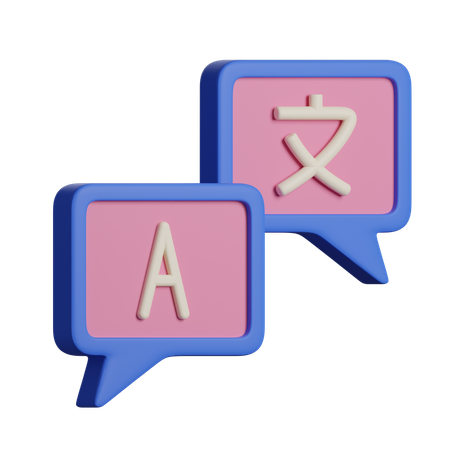 Languages  3D Icon