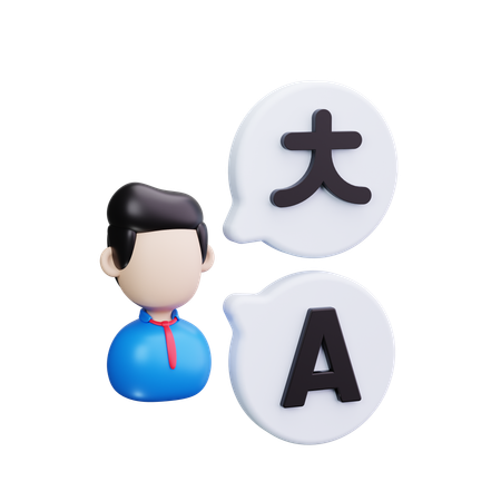 Languages  3D Icon