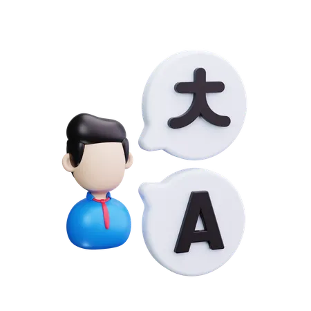 Languages  3D Icon