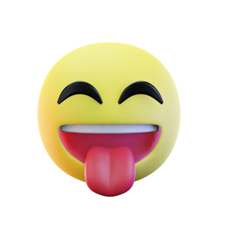 Emoji langue tirée  3D Icon