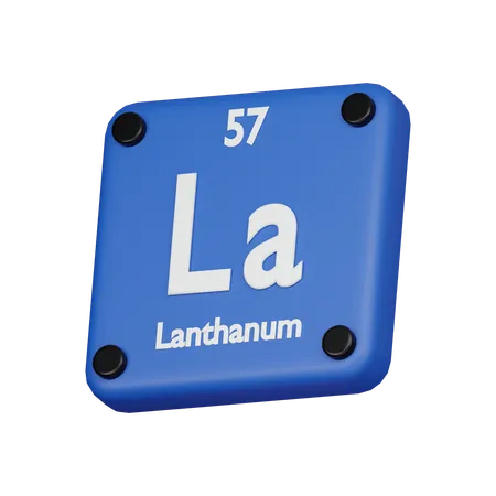 Lantânio  3D Icon