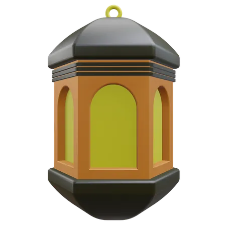 Lantern Ramadan 3 D Illustration With Transparent Background 3D Icon
