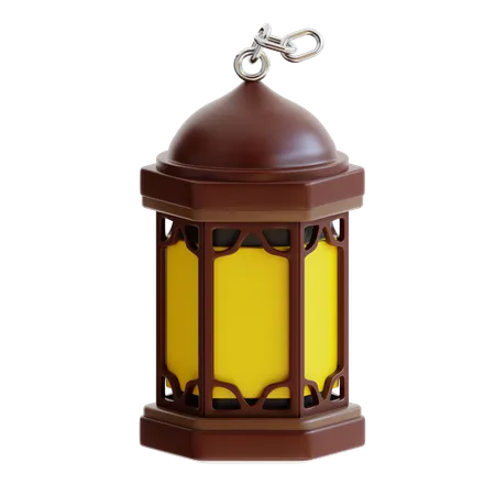 3 D Rendering Ramadhan Lantern Icon 3D Icon