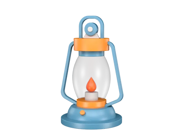 Lantern  3D Illustration