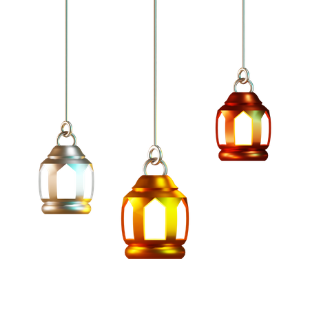 Lantern  3D Illustration