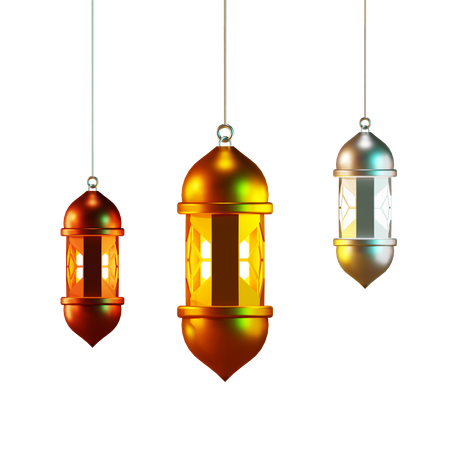 Lantern  3D Illustration