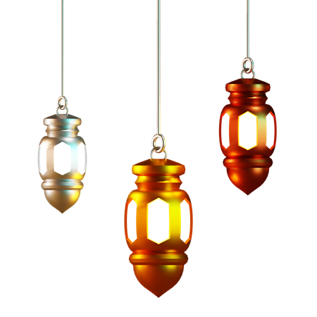 Lantern  3D Illustration