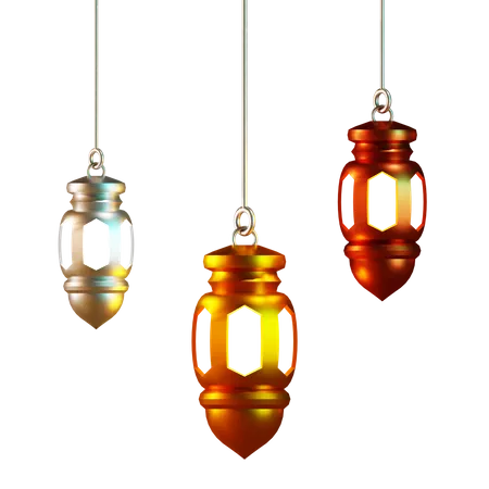 Lantern  3D Illustration