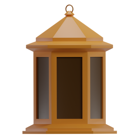 Lantern  3D Illustration