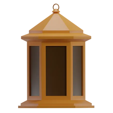 Lantern  3D Illustration