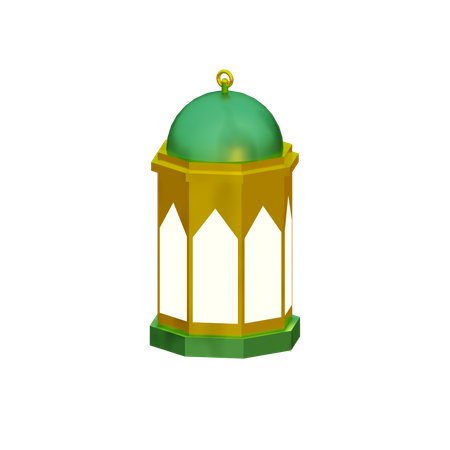 Lantern  3D Illustration