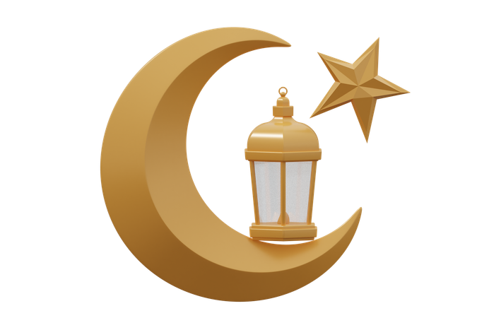 Lantern islamic  3D Icon